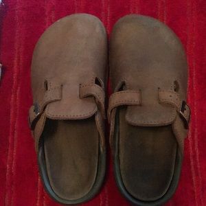 Birkenstock Tatami Leather Brown Clog L5